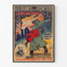 Vintageposter Les Drames de la Frontière - L'espion Rabe av Georges Pradel