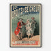 Vintageposter Les Droits du Seigneur - Historisk väggdekoration