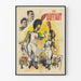 Vintageposter Les Duffaut med kostymklädda figurer
