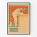 Dekorativ poster av Paul Hankar, arkitekt, i jugendstil