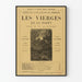 Vintageposter Les Vierges de la Forêt - Gammal gravyr med naturstämning