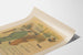 Vintageposter av L'Escarmouche, väggdekoration med illustration
