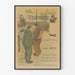 Vintageposter av L'Escarmouche, veckotidning med illustrerade reportage