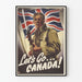 Vintage propagandaposter « Let's Go Canada ! »