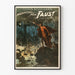 Vintageposter av Lewis Morrisons Magnifika nya Faust