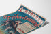 Vintageposter L'Horloge Le P'tit Vin d'Chambertin väggdekoration