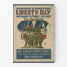 Vintage Liberty Day 1918 - Patriotisk väggdekorationsposter