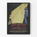 Vintageposter Life and Death of an American - Teaterväggdekoration