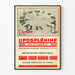 Vintageposter L'Heure de la Liposplénine - Retro medicinsk väggdekoration
