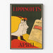Vintageposter Lippincott's april - Retro väggdekoration