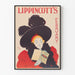 Vintageaffisch Lippincott's februari - Poster för retro väggdekoration