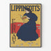Vintageposter Lippincott's februari - Retro väggdekoration