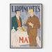 Vintageposter Lippincott's maj - Elegant retro väggdekoration