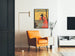 Vintageposter Lippincott's november med elegant röd kappa