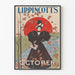Vintageposter Lippincotts oktober - Höstlig väggdekoration