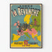 Vintageposter La Revanche - Europas karta och militär karikatyr