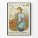 Vintageposter för J. Baric-utställningen på Salon des Cent