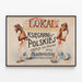 Vintageposter för Polsk Bokhandel Lokal Księgarni Polskiej — inramlat konstverk på väggen