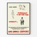 Vintage Look Ahead Poster – Inspirerande retro väggdekoration