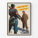 Propagandaposter för militär WWII - Lös prat kan orsaka detta