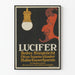 Vintageposter Lucifer Luminaire Hängande ekonomisk