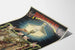 Vintageposter Lustre Excelsior för gasbelysning