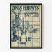 Vintage dekorativ poster av Lyman H. Howe - Traditionell holländsk scen