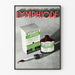 Vintage medicinsk affisch Lymphiode - Retro väggdekoration