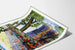Vintageposter av Les Quais aux Bouquinistes och Lysarthrol