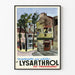 Vintageaffisch Montmartre och Lysarthrol väggdekoration