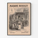 Vintageaffisch Opérette Madame Nicolet - Väggdekoration Teater Gammal