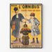 Vintageposter Manchon L'Omnibus retro väggdekoration