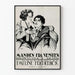 Vintage filmposter Manden fra Vesten med Pauline Frederick