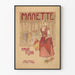 Vintageposter Manette av André Fijan
