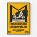 Vintage affisch Mannheimer Eigenhaus för väggdekoration
