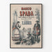 Vintageposter av Marco Spada, Opéra Comique i 3 akter