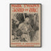 Vintageposter av Mark Twain's Joan of Arc - Medeltida illustration