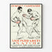 Vintageaffisch Boxe Dempsey mot Carpentier 1921 Matchen för århundradet