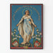 Religiös vintageposter av den orörda jungfrun 1854-1904