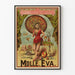 Vintageposter Mdlle Eva - Retro och originell väggdekoration