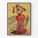 Vintageposter av Pariskonsert av M me Bonnaire