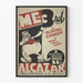Vintageposter ME 3rd Alcazar - Teaterhumor väggdekoration