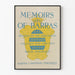 Dekorativ poster i stil med Memoirs of Barras vintage