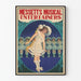 Vintageposter Messett's Musical Entertainers för väggdekoration