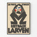 Vintageaffisch Metraux Larven – Grafisk Väggdekoration