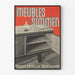 Vintageposter Meubles Simmen - Elegant väggdekoration