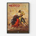 Vintageposter för väggdekoration Mexico Corrida de Toro