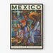 Vintageposter Xochimilco Mexiko - Konstnärlig Väggdekoration