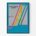 Michael Brecker Quartet affisch abstrakt färgglad design