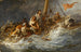 Le navire en perdition - Émile-Raphaël Ménard — vy av konstverket